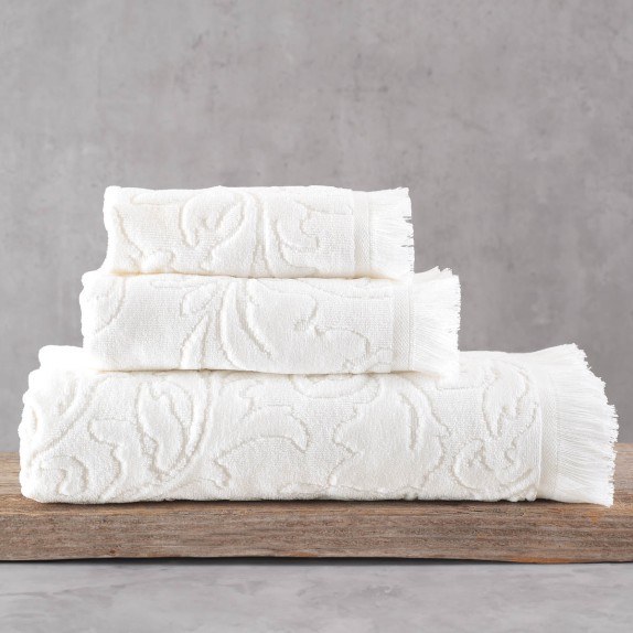 Σετ Πετσέτες 3 Τεμαχίων Rythmos Sienna New Εκρου Σε Σακούλα