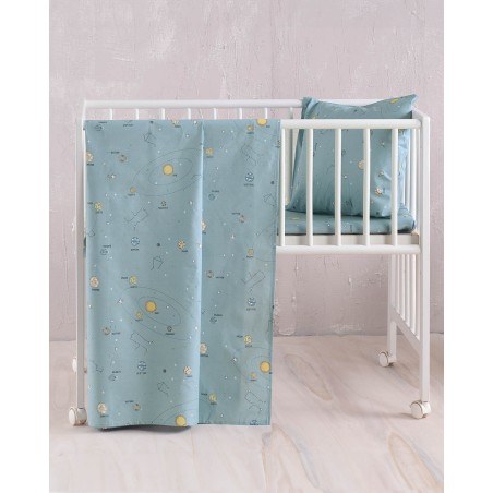 Σετ Σεντόνια Κούνιας 3 Τεμαχίων Rythmos Venus Πρασινο 120x160