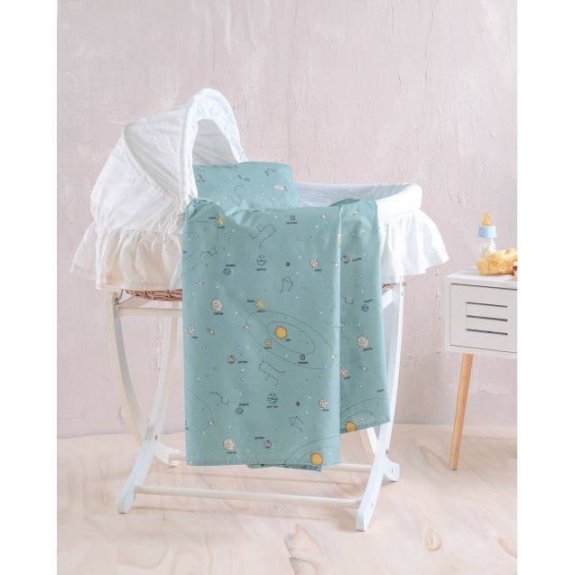 Σετ Παπλωματοθήκη Κούνιας 2 Τεμαχίων Rythmos...