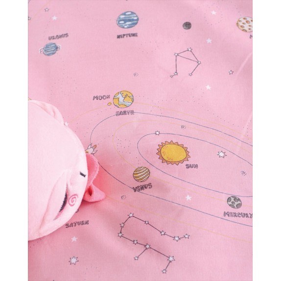 Σετ Μαξιλαροθήκες 2 Τεμαχίων Rythmos Venus Ροζ 50x70