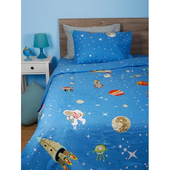 Σετ Παιδικά Σεντόνια Μονά με Λάστιχο 3 Τεμαχίων Sunshine...