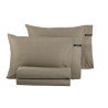 Σεντόνι Ημίδιπλο με Λάστιχο Guy Laroche Minimal Wenge 120x200+35