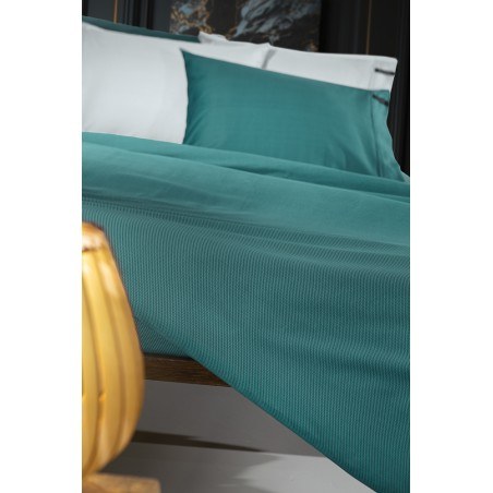 Σεντόνι Ημίδιπλο με Λάστιχο Guy Laroche Minimal Petrol120x200+35