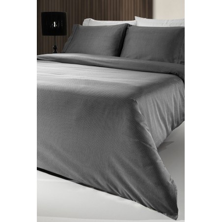 Σεντόνι Ημίδιπλο με Λάστιχο Guy Laroche Minimal Black & White 120x200+35