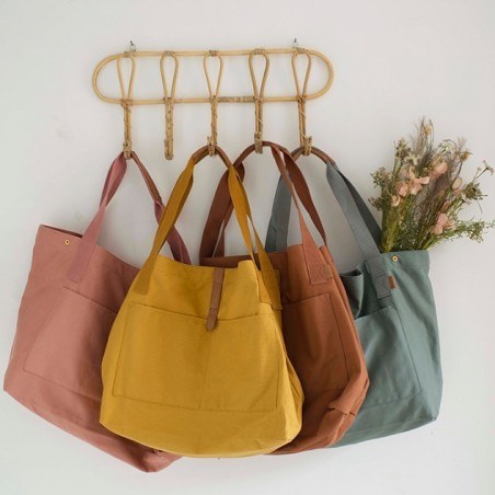 Τσάντα Γυναικεία Fresk 100% Ανακυκλωμένο Βαμβάκι Small Green 41x28x12 FR-FB875-40