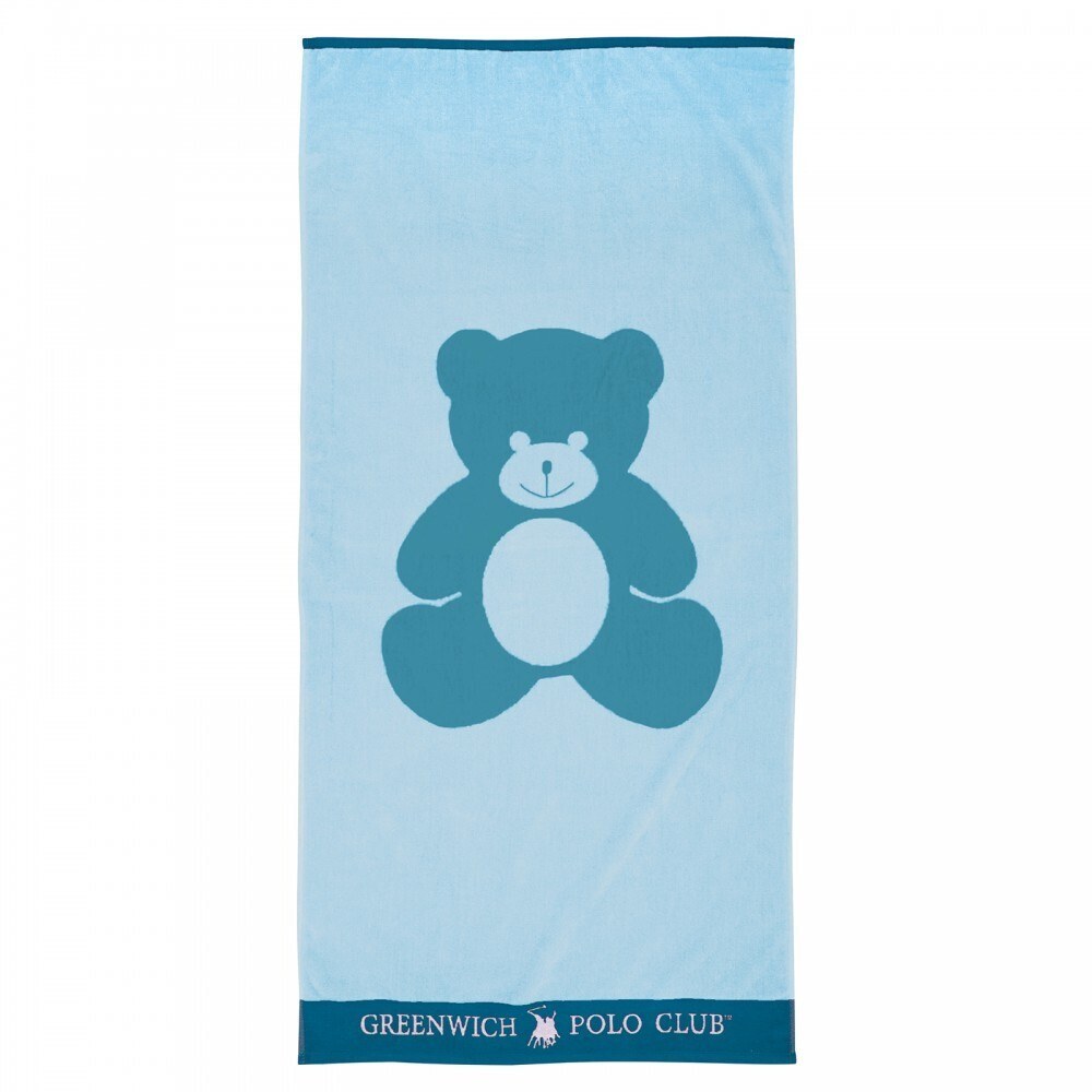 Πετσέτα Θαλάσσης Greenwich Polo Club 70x140 3897 Γαλάζιο- Πετρόλ