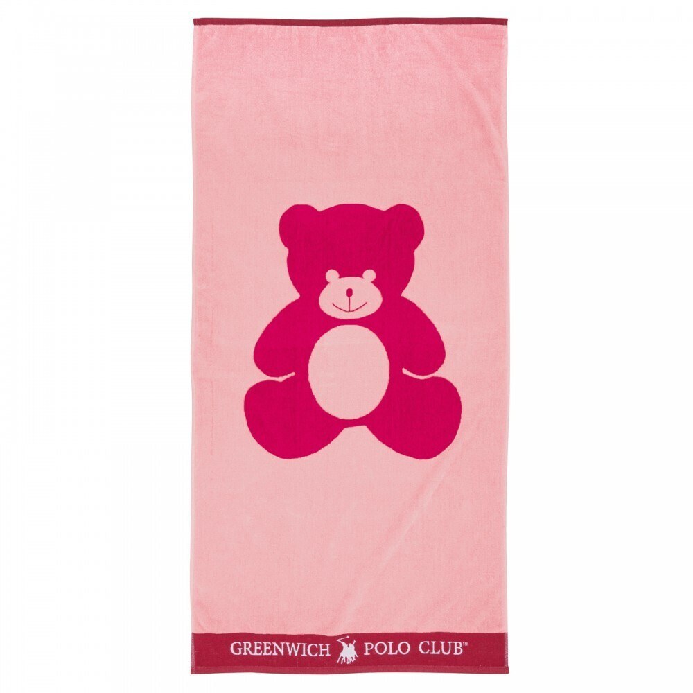 Πετσέτα Θαλάσσης Greenwich Polo Club 70x140 3896 Κόκκινο- Ροζ