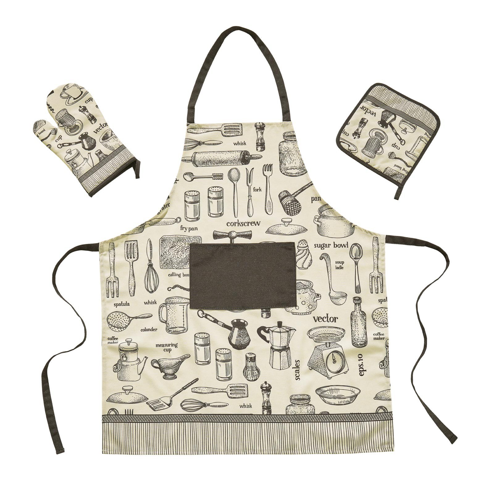 Das Home Σετ Κουζίνας 3 Τεμαχίων Das Home 0721