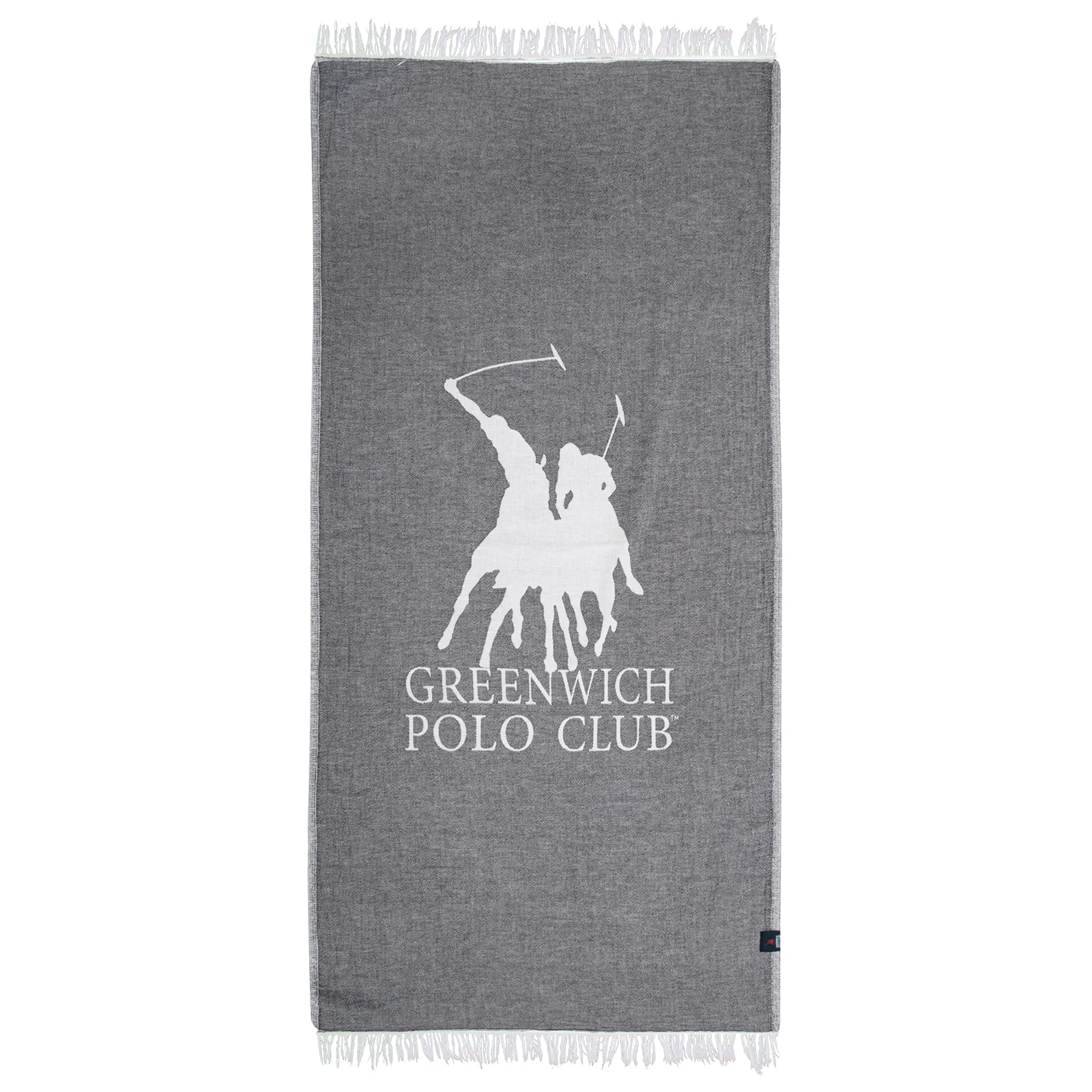 Πετσέτα Θαλάσσης Greenwich Polo Club 85x170 3903 Γκρι- Ιβουάρ