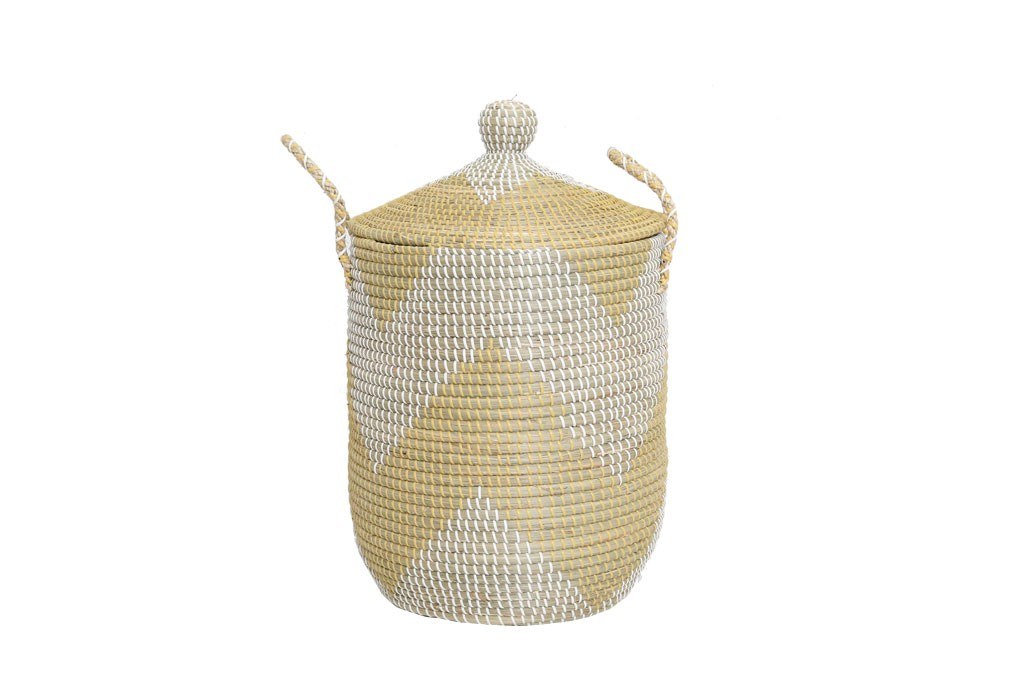 Καλάθι Απλύτων Tortilla με καπάκι και χερούλια (37x50) Soulworks 0510044
