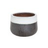 Βάζο Ανθρακί Λευκό (54x54x40) Soulworks 0440060