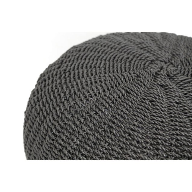 Πουφ Matera μαύρο (60x60x30) Soulworks 0490104