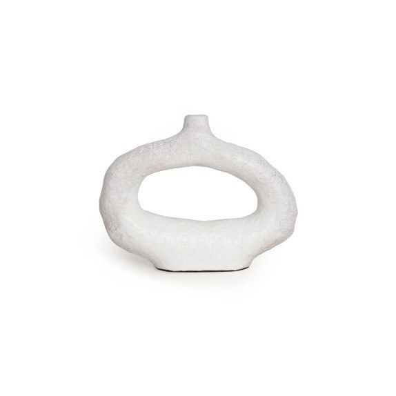 Διακοσμητικό Βάζο Minta White (34x7.5x26.5) Soulworks...