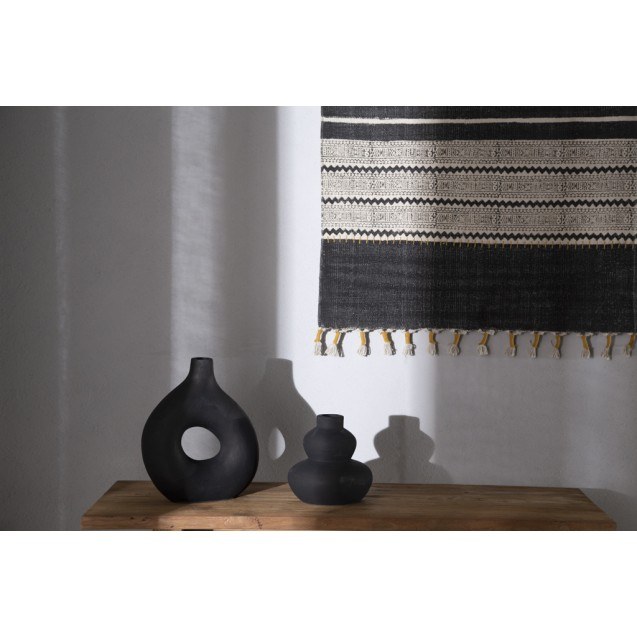 Διακοσμητικό Βάζο Paeon Black (20.5x19)...