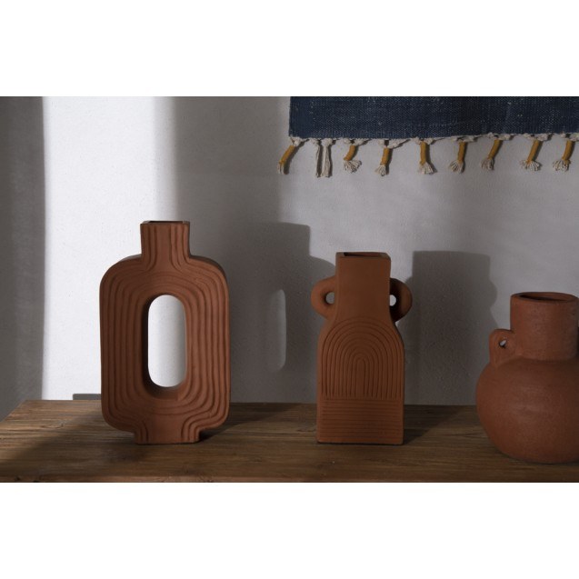 Διακοσμητικό Βάζο Leda Teracotta (20.5x7.5x36)...