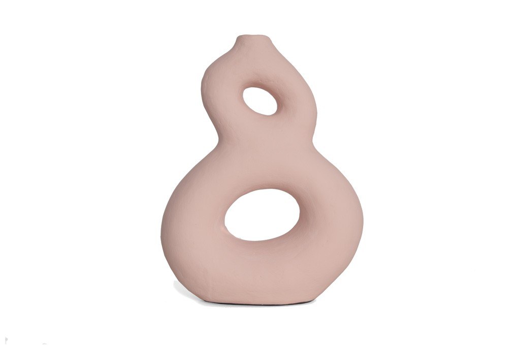 Διακοσμητικό Βάζο Bion Dusty Pink (32x11x41.5) Soulworks 0750013