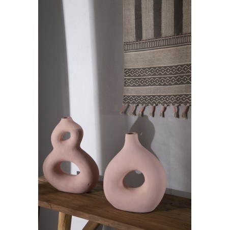 Διακοσμητικό Βάζο Bion Dusty Pink (32x11x41.5) Soulworks 0750013