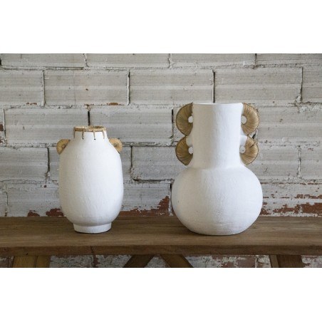 Διακοσμητικό Βάζο Usiris White (21x35) Soulworks 0750015