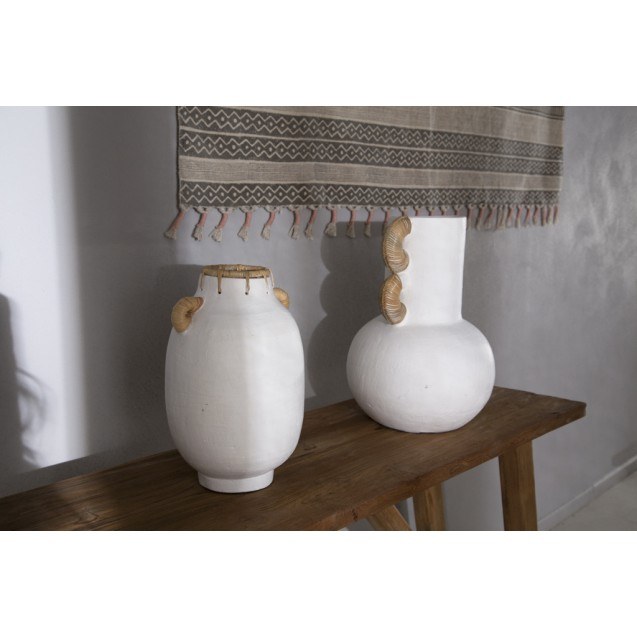 Διακοσμητικό Βάζο Usiris White (21x35)...