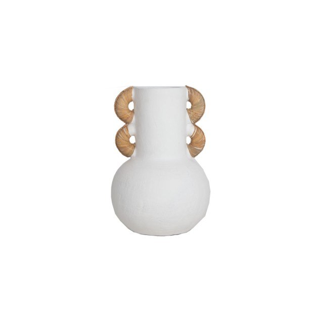 Διακοσμητικό Βάζο Kore White (30x43) Soulworks...