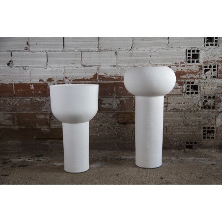 Διακοσμητικό Βάζο Phile White (42x74.5) Soulworks 0750019