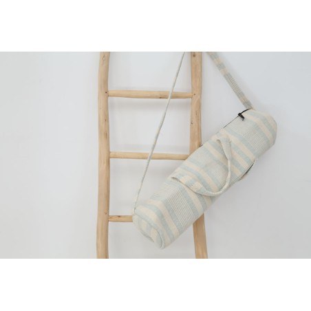 Τσάντα Γυμναστικής Yoga Mat Bag Grey and White (15x15x68) Soulworks 0610006