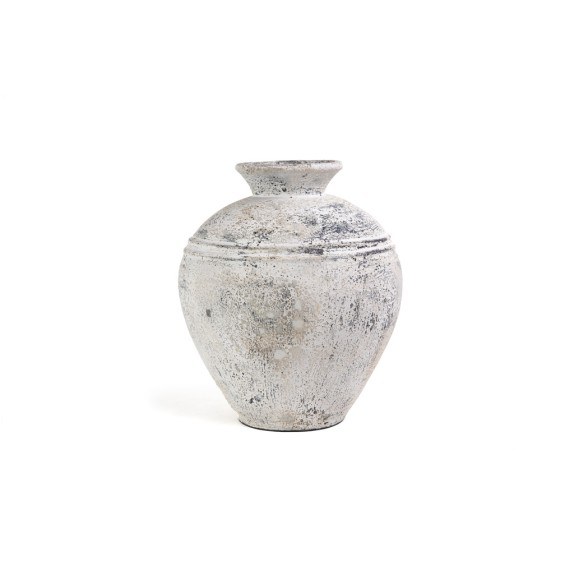 Διακοσμητικό βάζο Bianca Boho White Large (45x45x50) GRC...