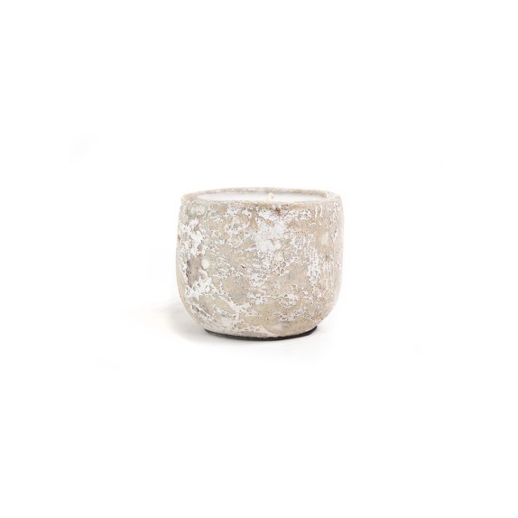 Κεραμικό Κηροπήγιο Mingi White Classic Large (15x15x14)...