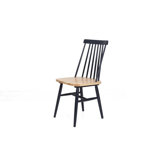 Καρέκλα Τραπεζαρίας Kristie Natural/Navy Blue (42x52x87)...