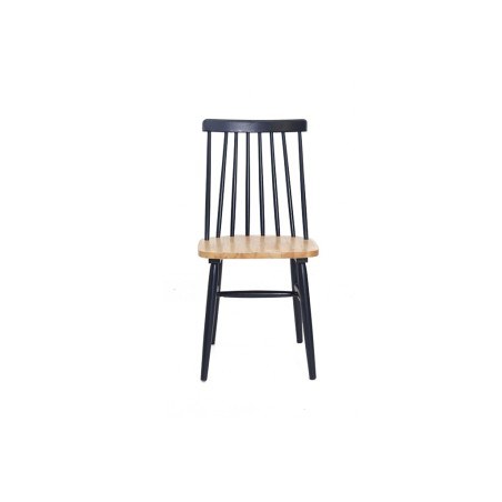 Καρέκλα Τραπεζαρίας Kristie Natural/Navy Blue (42x52x87) Soulworks 0600005