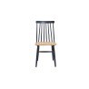Καρέκλα Τραπεζαρίας Kristie Natural/Navy Blue (42x52x87) Soulworks 0600005