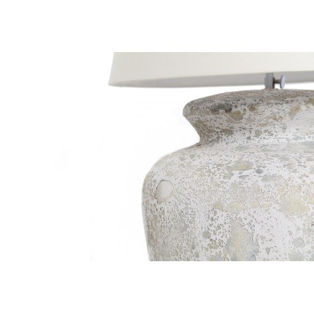 Κεραμικό Επιτραπέζιο Φωτιστικό Zimp White Classic (35x35x40) Soulworks 0630003