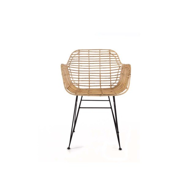 Καρέκλα Τραπεζαρίας με μπράτσα Marea Black legs...