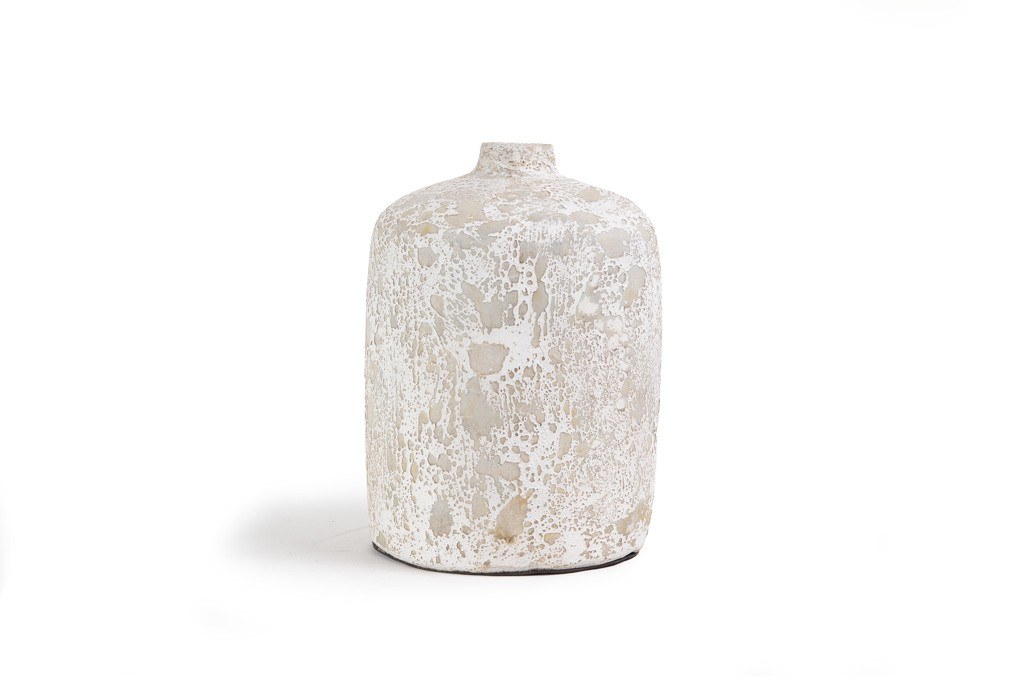 Κεραμικό Διακοσμητικό βάζο Siso Ban White Classic Medium (20x20x32) Soulworks 0630070