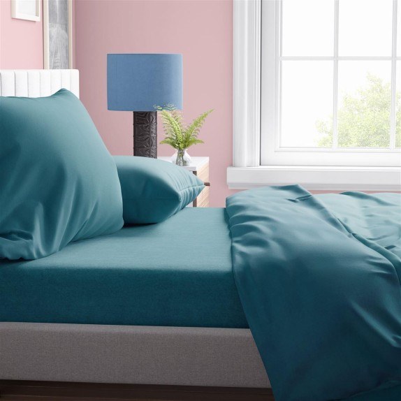 Σεντόνι King Size Dimcol Solid 494 240X270 Petrol