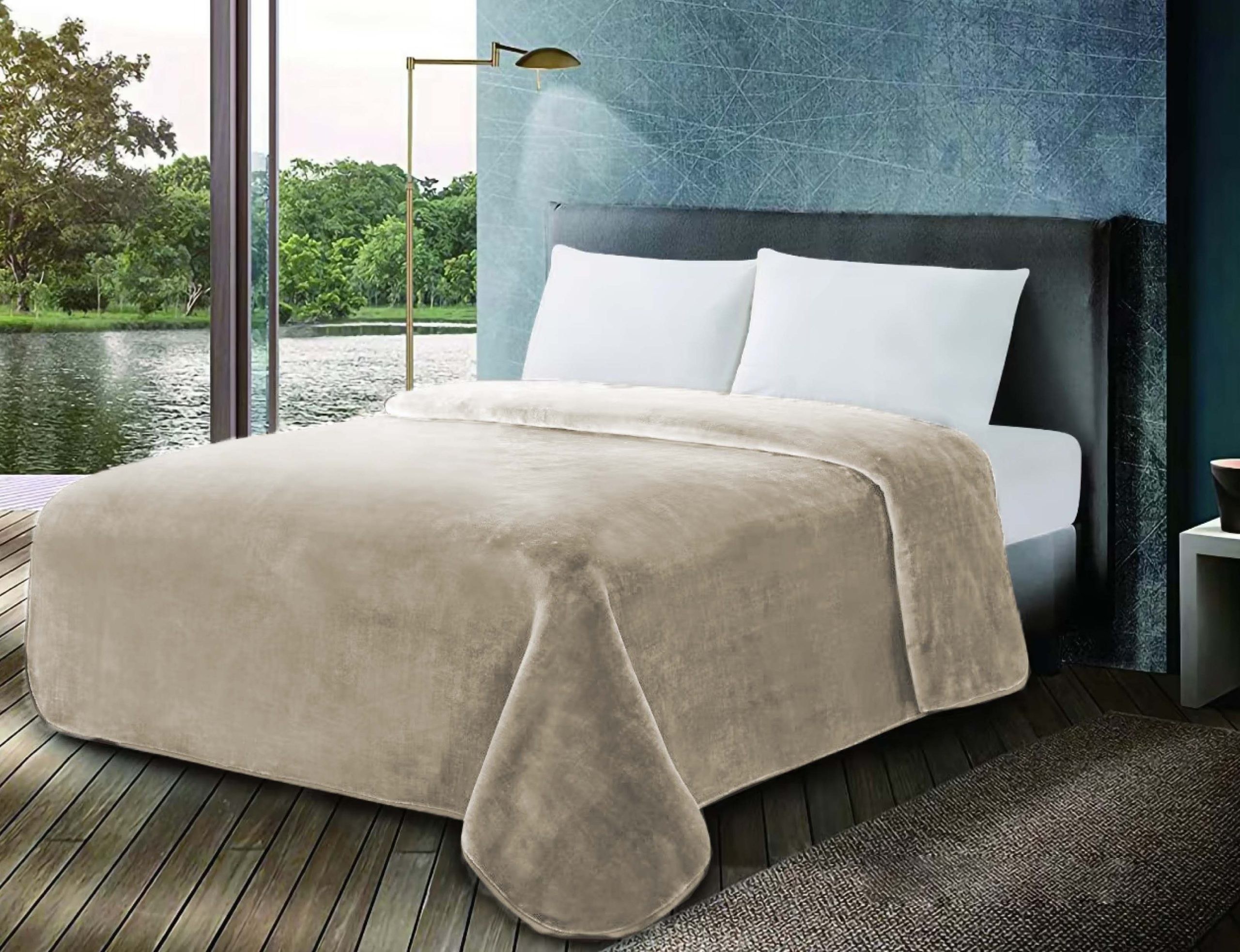 ΚΟΜΒΟΣ - ΣΗΜΑΝΤΙΚΟ: Σε περίπτωση διαφοράς τιμής από το κατάστημα ισχύει παντα και μόνο η τιμή του καταστήματος Κουβέρτα ΚΟΜΒΟΣ Βελουτέ 600gr Υπέρδιπλη 220x240 Iron Ga