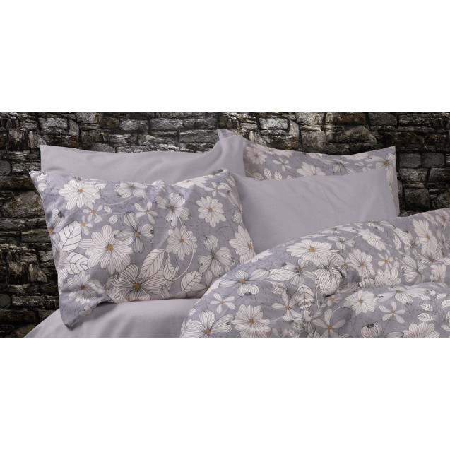Μαξιλαροθήκη Dimcol Ήρα 426 50X70 Grey-