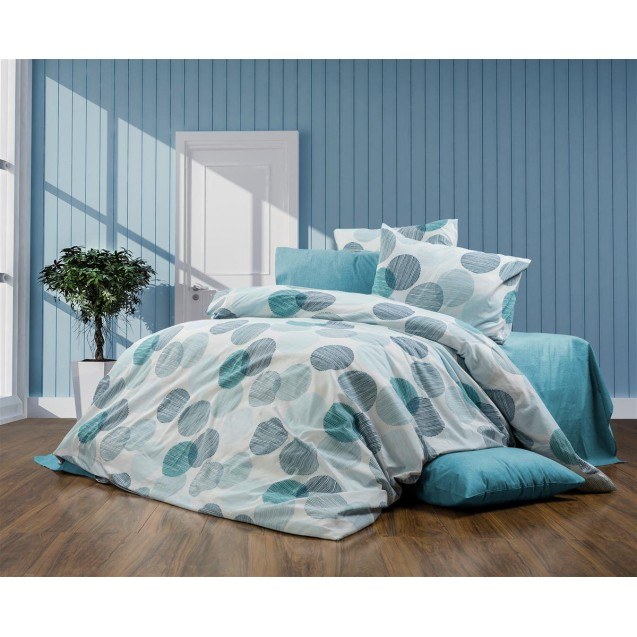 Σετ Σεντόνια Μονά 3 Τεμαχίων Dimcol Κοραλία 467...