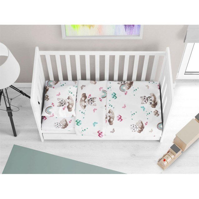 Βρεφικό Κατωσέντονο Κούνιας με Λάστιχο Dimcol...