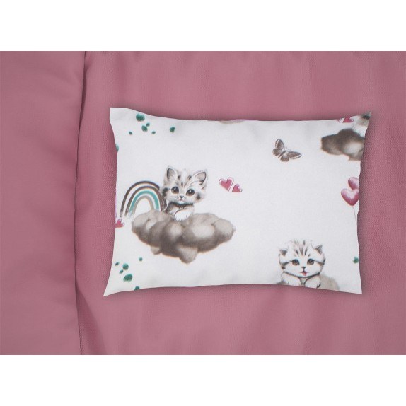 Βρεφική Μαξιλαροθήκη Dimcol Kitten 560 35X45 Petrol