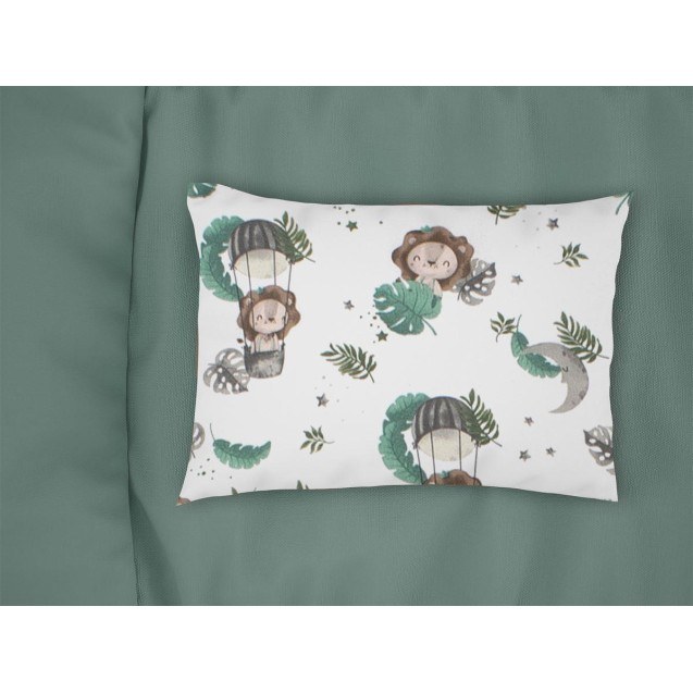 Βρεφική Μαξιλαροθήκη Dimcol Lion 534 35X45 Green