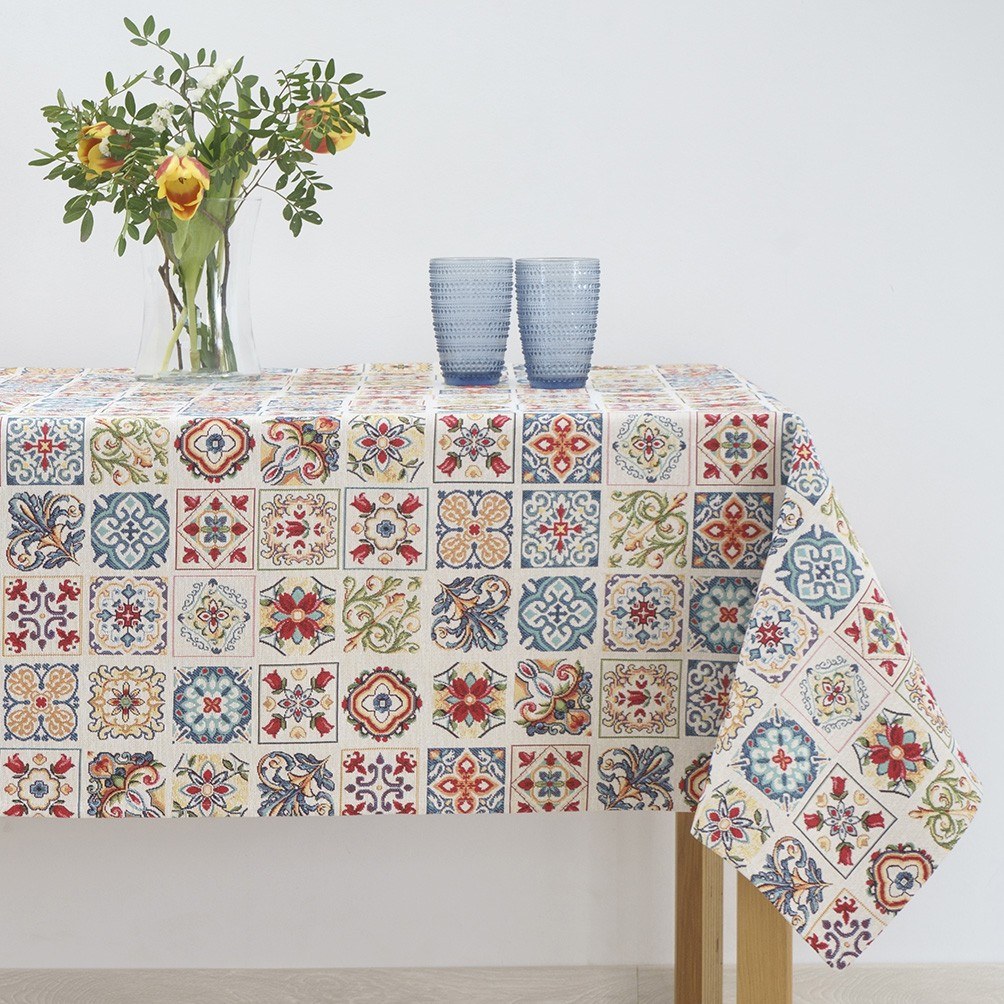 Dimeco - ΣΗΜΑΝΤΙΚΟ: Σε περίπτωση διαφοράς τιμής από το κατάστημα ισχύει παντα και μόνο η τιμή του καταστήματος Τραπεζομάντηλο Dimeco 140x220 Palma