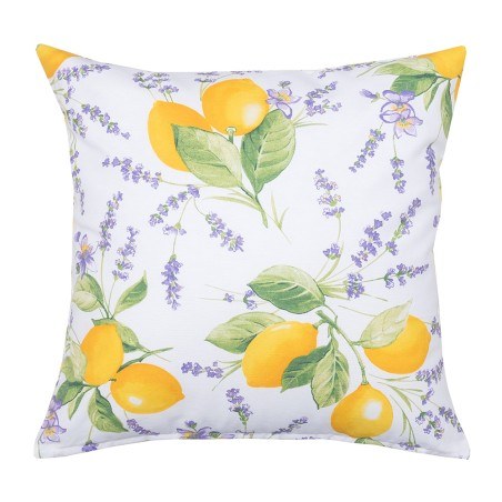 Μαξιλαροθήκη Διακόσμησης Dimeco Διπλής Όψης 45x45 Lemon