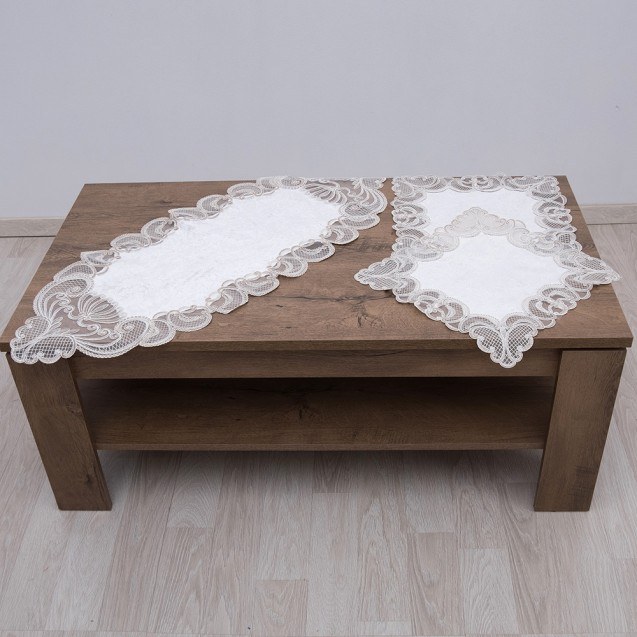 Dimeco Τραπεζομάντηλο 140x140 2138 Ecru