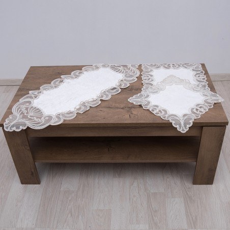 Dimeco Τραπεζομάντηλο 140x140 2138 Ecru