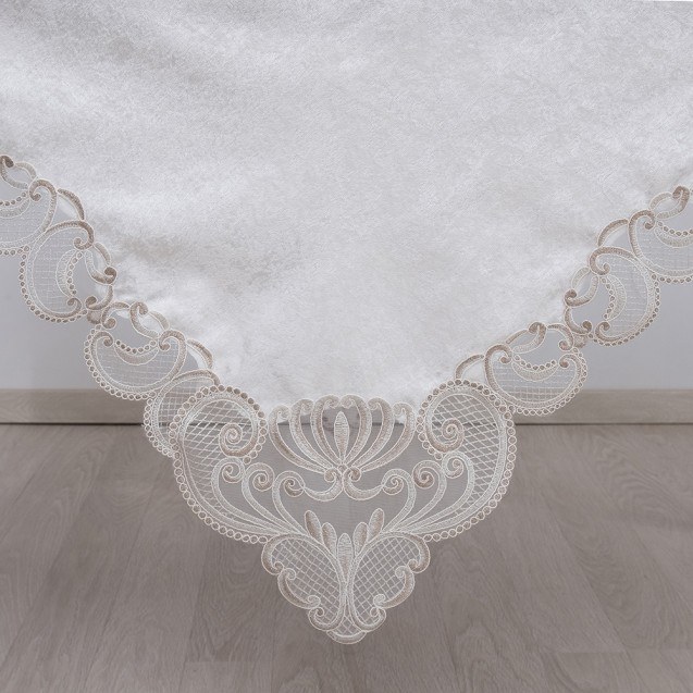 Dimeco Τραπεζομάντηλο 140x140 2138 Ecru
