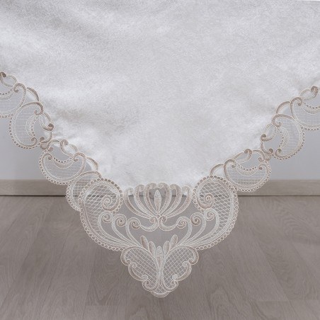 Dimeco Τραπεζομάντηλο 140x140 2138 Ecru