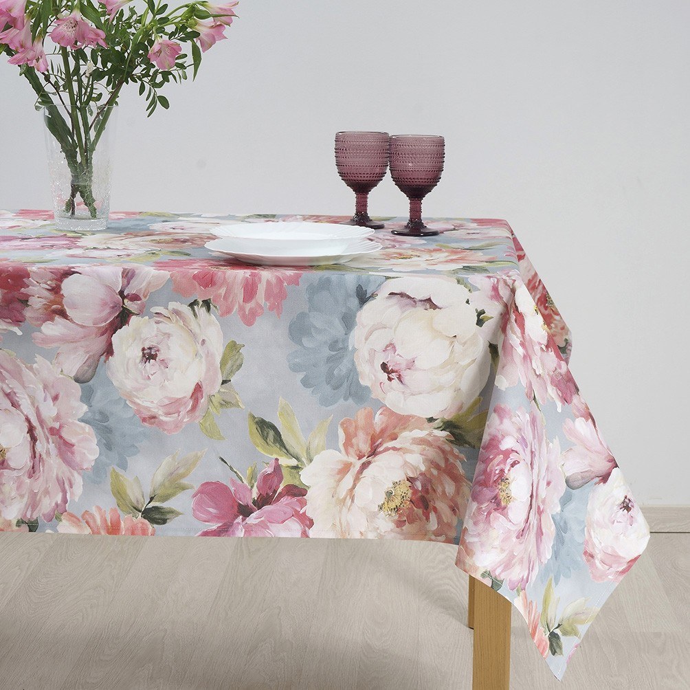 Τραπεζομάντηλο Dimeco Digital Print 135x135 Blossom Gre