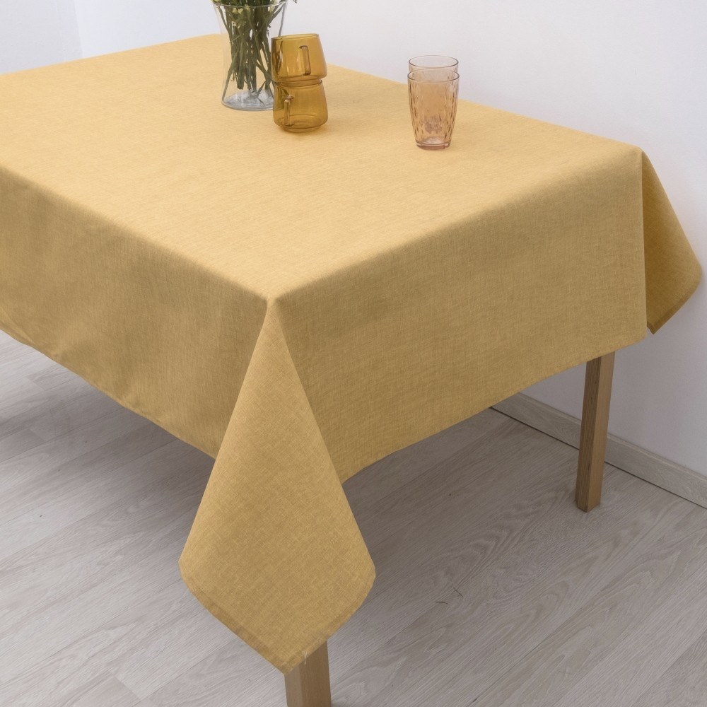 Dimeco - ΣΗΜΑΝΤΙΚΟ: Σε περίπτωση διαφοράς τιμής από το κατάστημα ισχύει παντα και μόνο η τιμή του καταστήματος Τραπεζομάντηλο Dimeco 135x180 5403 Yellow