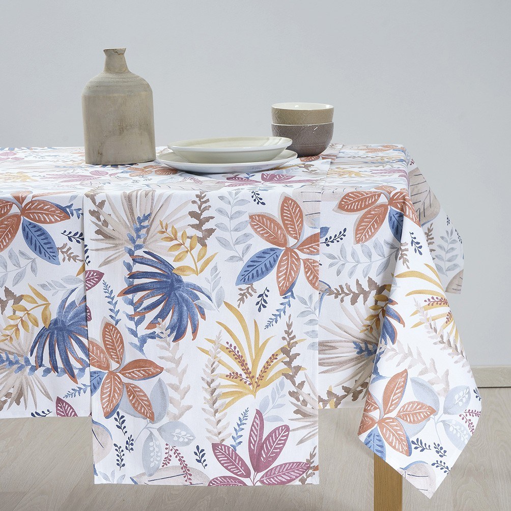 Τραπεζομάντηλο Dimeco 135x180 Leaves Brown